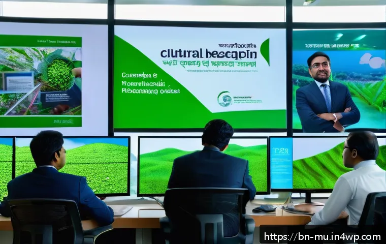 기업의 그린워싱 전략 이해하기 - A detailed corporate office scene in Bangladesh featuring executives in formal attire discussing env...